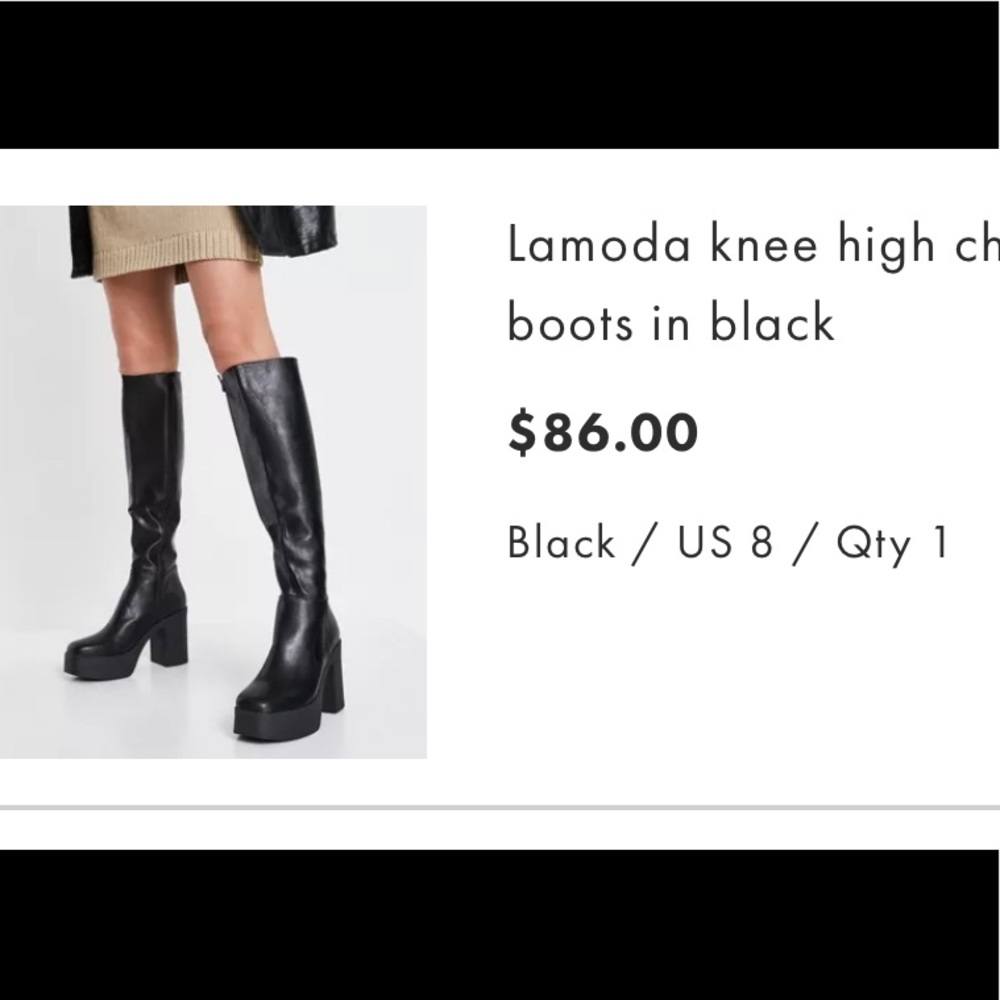 Lamoda chunky boots